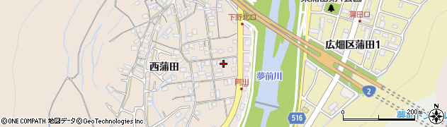 兵庫県姫路市広畑区西蒲田1092周辺の地図