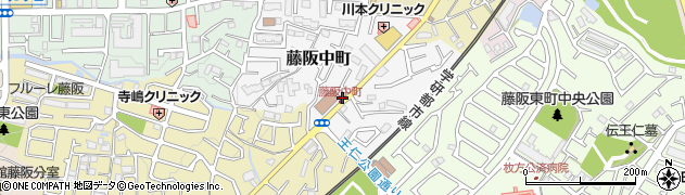 大阪府枚方市藤阪中町3周辺の地図