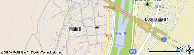 兵庫県姫路市広畑区西蒲田1059周辺の地図