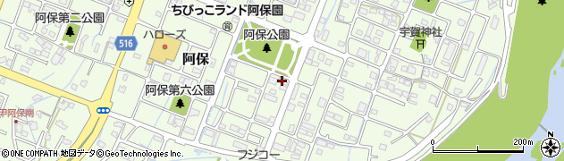 兵庫県姫路市阿保386周辺の地図