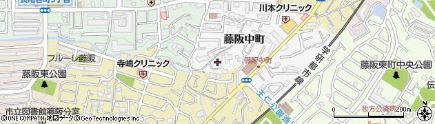 大阪府枚方市藤阪中町36周辺の地図