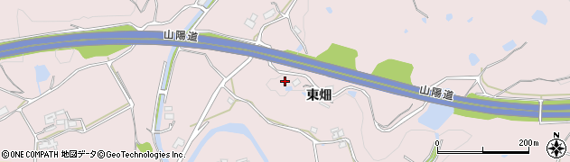 兵庫県神戸市北区淡河町（東畑）周辺の地図