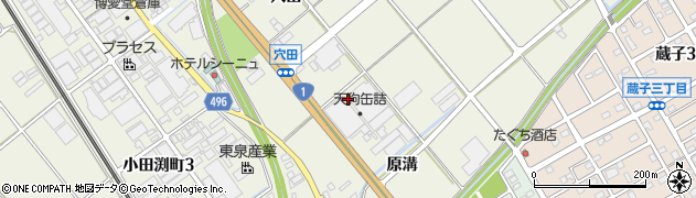 愛知県豊川市白鳥町原溝19周辺の地図