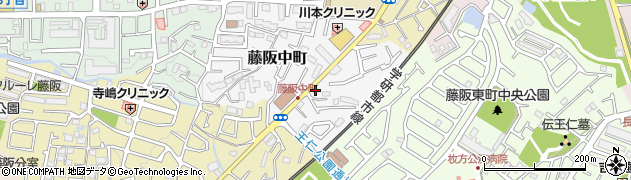 大阪府枚方市藤阪中町6-35周辺の地図
