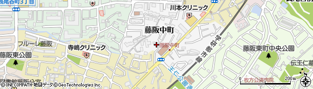 大阪府枚方市藤阪中町2周辺の地図