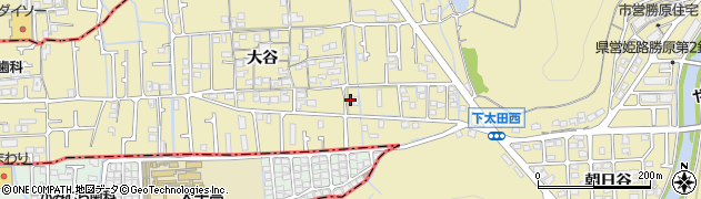 兵庫県姫路市勝原区大谷284周辺の地図