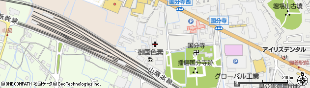 兵庫県姫路市御国野町国分寺92周辺の地図