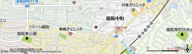 大阪府枚方市藤阪中町34周辺の地図