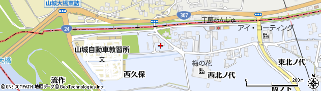 京都府綴喜郡井手町多賀西北河原11周辺の地図