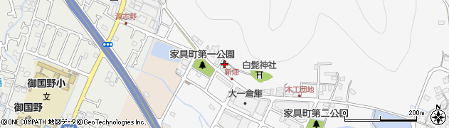 兵庫県姫路市別所町家具町周辺の地図