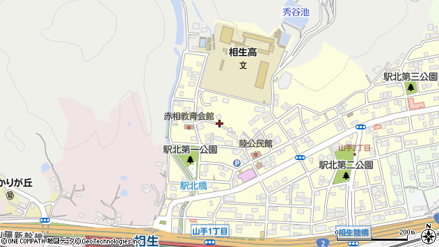 〒678-0001 兵庫県相生市山手の地図