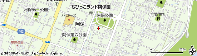 兵庫県姫路市阿保388周辺の地図
