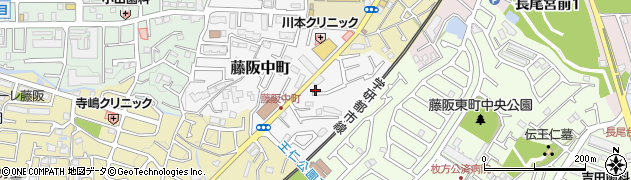 大阪府枚方市藤阪中町7周辺の地図