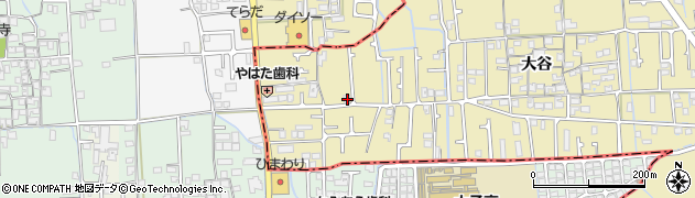 兵庫県姫路市勝原区大谷43周辺の地図
