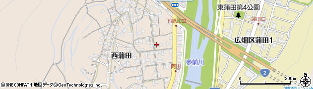 兵庫県姫路市広畑区西蒲田1061周辺の地図