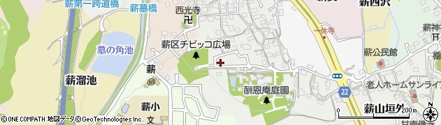 京都府京田辺市薪里ノ内144周辺の地図