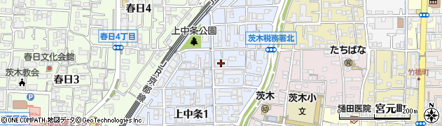 茨木総合労働相談コーナー周辺の地図