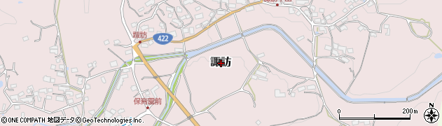 三重県伊賀市諏訪周辺の地図