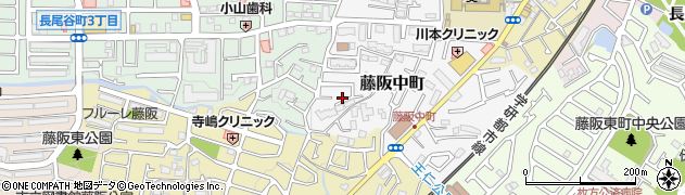 大阪府枚方市藤阪中町33-11周辺の地図