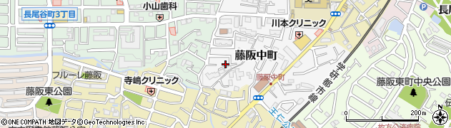 大阪府枚方市藤阪中町33-10周辺の地図