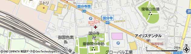 兵庫県姫路市御国野町国分寺141周辺の地図