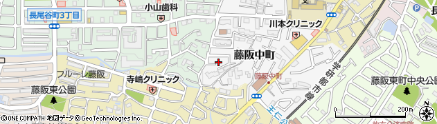 大阪府枚方市藤阪中町33周辺の地図