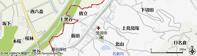 愛知県豊橋市石巻小野田町北山周辺の地図