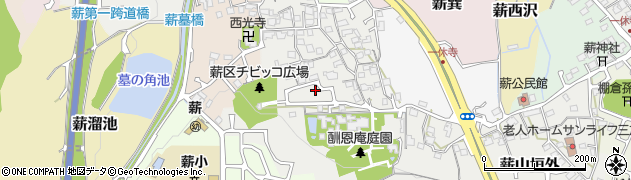 京都府京田辺市薪里ノ内148周辺の地図