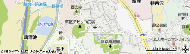 京都府京田辺市薪里ノ内147周辺の地図
