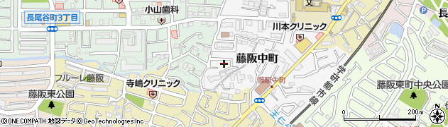 大阪府枚方市藤阪中町33-6周辺の地図