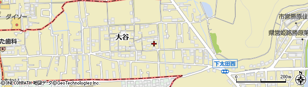 兵庫県姫路市勝原区大谷280周辺の地図