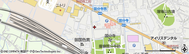 兵庫県姫路市御国野町国分寺126周辺の地図