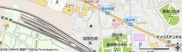 兵庫県姫路市御国野町国分寺65周辺の地図
