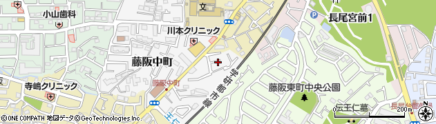 大阪府枚方市藤阪中町10周辺の地図