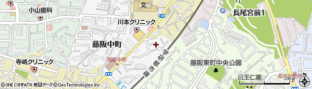 大阪府枚方市藤阪中町10-10周辺の地図