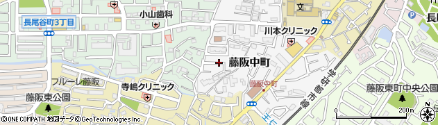 大阪府枚方市藤阪中町32周辺の地図