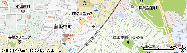 大阪府枚方市藤阪中町10-11周辺の地図