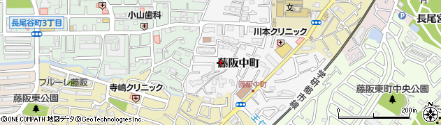 大阪府枚方市藤阪中町28周辺の地図