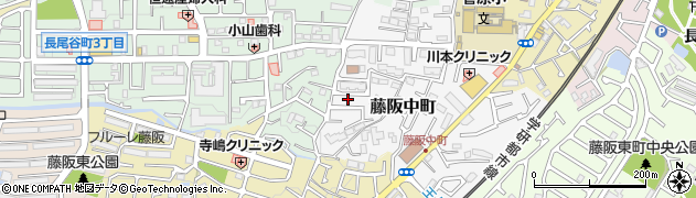 大阪府枚方市藤阪中町32-9周辺の地図