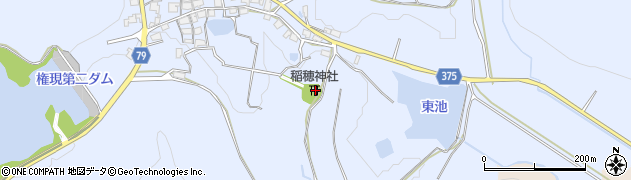 兵庫県加古川市平荘町磐1260-1周辺の地図