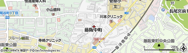 大阪府枚方市藤阪中町26-2周辺の地図