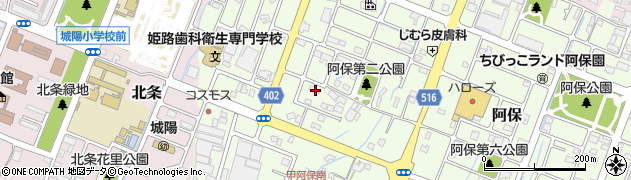 兵庫県姫路市阿保713周辺の地図