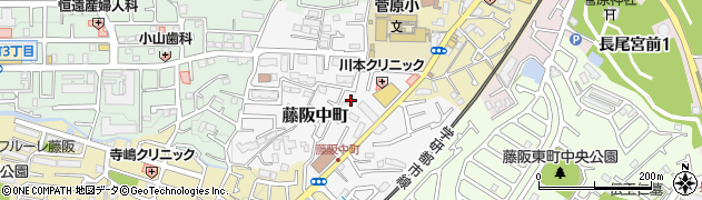大阪府枚方市藤阪中町24周辺の地図