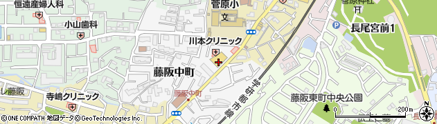 大阪府枚方市藤阪中町11周辺の地図