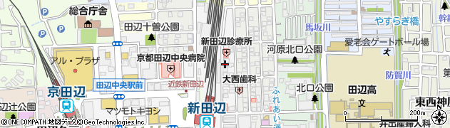 ＡＬＳＯＫセキュリティショップ京田辺店周辺の地図
