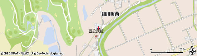 兵庫県三木市細川町西245周辺の地図