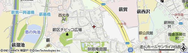 京都府京田辺市薪里ノ内35周辺の地図