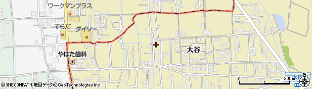 兵庫県姫路市勝原区大谷136周辺の地図