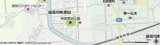 兵庫県たつの市揖保川町黍田79周辺の地図