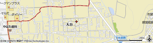 兵庫県姫路市勝原区大谷227周辺の地図
